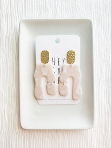 The Maude Earrings in Pearl