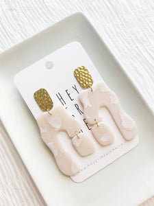 The Maude Earrings in Pearl