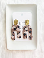 Load image into Gallery viewer, The Maude Earrings in Leopard
