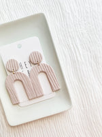 Load image into Gallery viewer, The Azeri Earrings in Cream
