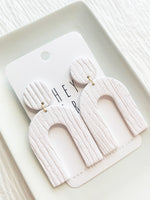 Load image into Gallery viewer, The Azeri Earrings in White
