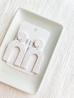 Load image into Gallery viewer, The Azeri Earrings in White
