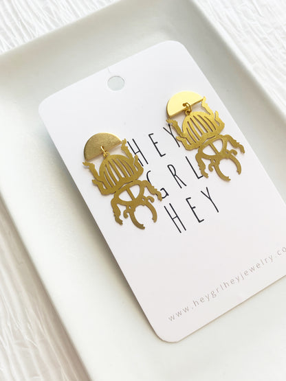 The Beetle Earrings