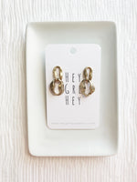 Load image into Gallery viewer, The Florence Hoop Studs
