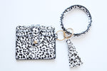 Load image into Gallery viewer, Wristlet/Wallet with Tassel + Clip + Bracelet
