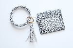 Load image into Gallery viewer, Wristlet/Wallet with Tassel + Clip + Bracelet
