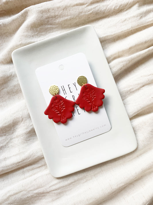 The Red Prairie Earrings