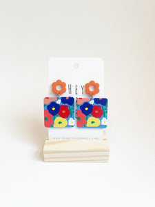 The Poppy Flower Earrings