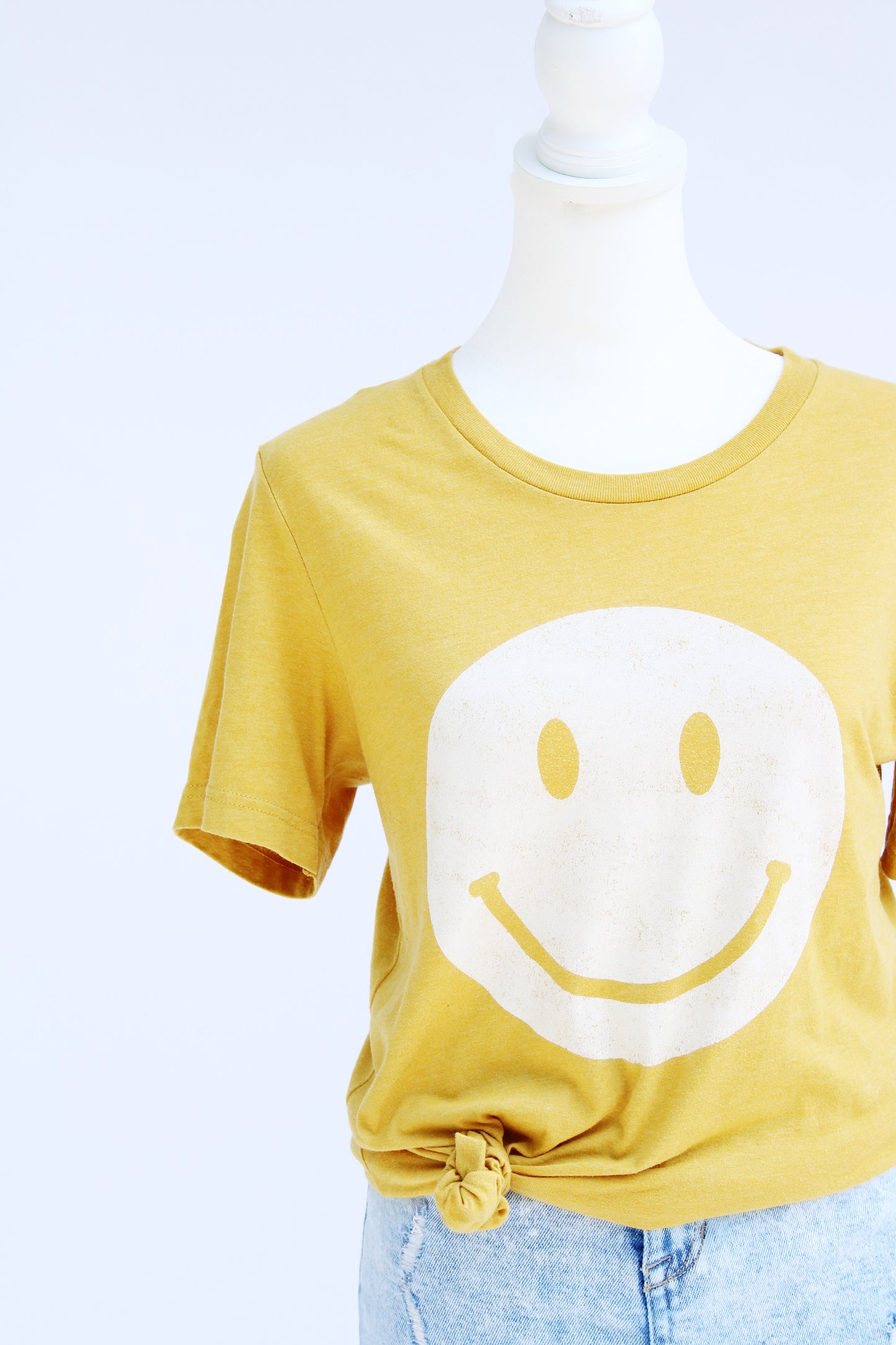 Sunshine Yellow Smiley Tee Shirt