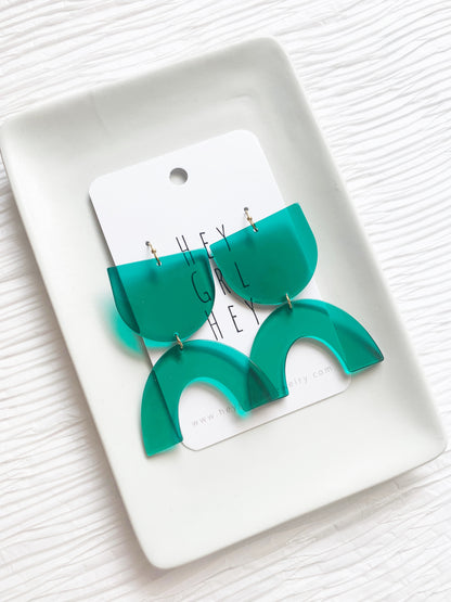 The Babe Earring in Forest