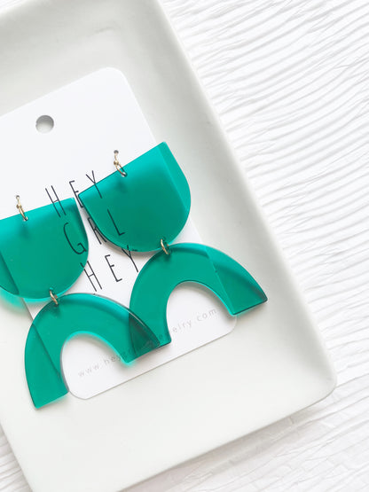 The Babe Earring in Forest