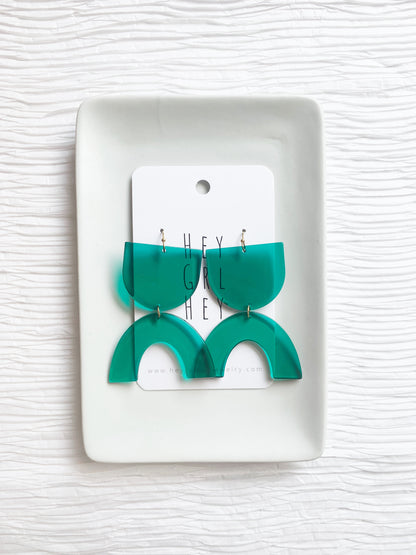 The Babe Earring in Forest