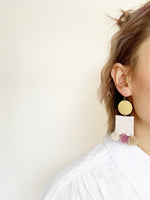 Load image into Gallery viewer, The Smiley Pom Pom Earrings

