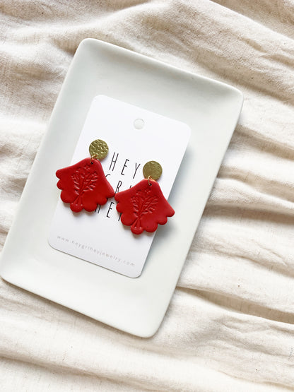 The Red Prairie Earrings