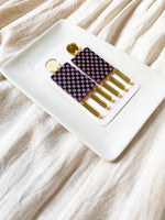 Load image into Gallery viewer, The Checkerboard Glamour Earrings

