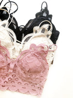 Load image into Gallery viewer, Lace Bralette in Dusty Rose
