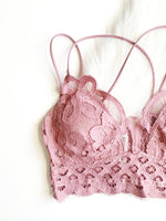 Load image into Gallery viewer, Lace Bralette in Dusty Rose
